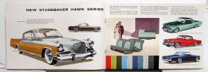 1956 Studebaker Original Sales Brochure Hawk Wagon President Commander Champion