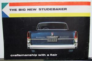 1956 Studebaker Original Sales Brochure Hawk Wagon President Commander Champion