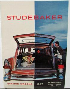 1957 Studebaker Station Wagons Broadmoor Provincial Parkview Sales Brochure