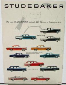 1957 Studebaker Station Wagons Broadmoor Provincial Parkview Sales Brochure