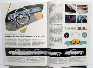1957 Studebaker Golden & Silver Hawks Color Original Sales Brochure