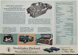 1957 Studebaker Champion Scotsman 2 Door Color Data Sheet Original