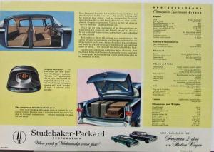 1957 Studebaker Champion Scotsman 4 Door Color Data Sheet Original