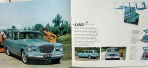 1959 Studebaker Lark 4 Door Hardtop Sedan Wagon Hawk Color Sales Brochure Orig