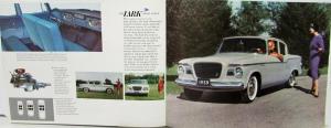 1959 Studebaker Lark 4 Door Hardtop Sedan Wagon Hawk Color Sales Brochure Orig