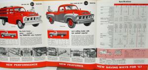 1957 Studebaker Transtars Trucks Sales Brochure Folder Original