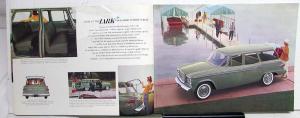 1960 Studebaker Lark Color XL Sales Brochure Convertible Wagon Sedan Hardtop