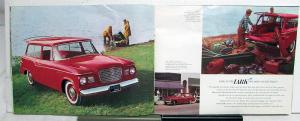 1960 Studebaker Lark Color XL Sales Brochure Convertible Wagon Sedan Hardtop