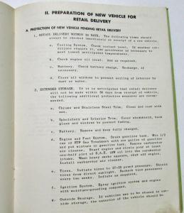1966 Studebaker Dealer Item Only Claims Policies & Procedures Manual Original