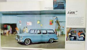 1961 Studebaker Lark Extra Large Color Sales Brochure Orig With Performability