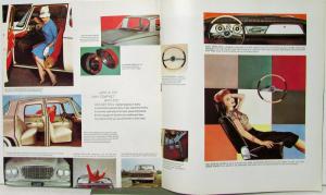 1961 Studebaker Lark Extra Large Color Sales Brochure Orig With Performability