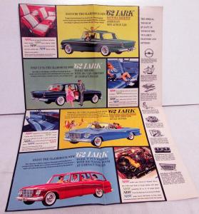 1962 Studebaker Lark With Big Car Comfort Sales Folder Original