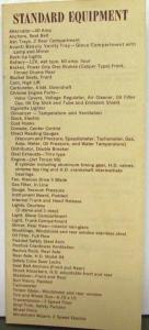 1963 Studebaker Avanti II Styling Equipment Chassis Specs Sales Folder Original