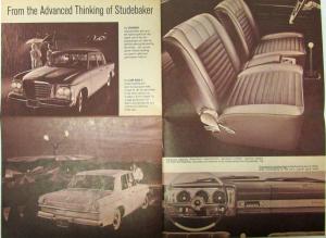 1963 Studebaker Sales Folder Avanti Lark Cruiser Hawk Original