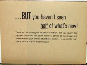 1963 Studebaker Sales Folder Avanti Lark Cruiser Hawk Original