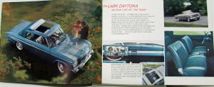 1963 Studebaker Avanti Lark Cruiser Hawk Color Sales Brochure Original