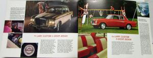 1963 Studebaker Avanti Lark Cruiser Hawk Color Sales Brochure Original