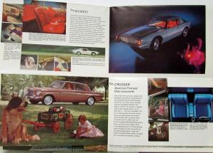 1963 Studebaker Avanti Lark Cruiser Hawk Full Line Color Sales Folder Original