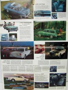 1963 Studebaker Avanti Lark Cruiser Hawk Full Line Color Sales Folder Original