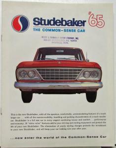 1965 Studebaker Cruiser Daytona Wagonaire Commander  Sales Brochure Original