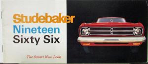 1966 Studebaker Cruiser Commander Daytona Wagonaire Color Sales Brochure Orig