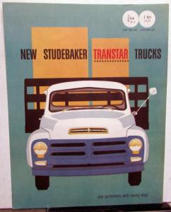 1956 Studebaker Transtar 3/4 & 1 Ton Trucks 2E12 & 2E13 Model Sales Folder Orig