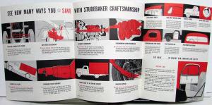 1956 Studebaker Transtar 3/4 & 1 Ton Trucks 2E12 & 2E13 Model Sales Folder Orig