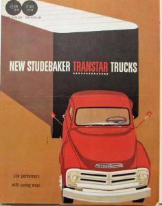 1956 Studebaker Transtar 1 1/2 & 2 Ton Truck 2E28 & 2E38 Model Sale Folder Orig