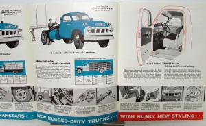 1957 Studebaker Transtars 1 1/2- 2- 2HD- Ton Trucks 3E28 3E38 3E40 Sales Folder