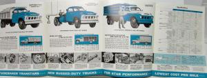 1957 Studebaker Transtars 1 1/2- 2- 2HD- Ton Trucks 3E28 3E38 3E40 Sales Folder