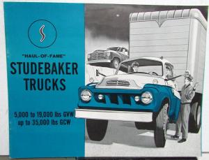 1959 Studebaker Trucks Scotsman & Deluxe Series Sales Brochure Original