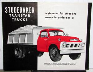 1962 Studebaker Transtar 1, 1 1/2, 2, & 2HD Ton Trucks Sales Folder Original