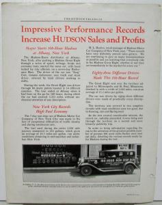 1930 Hudson Triangle Export Edition Dealer Only Magazine Issue June Great Eight