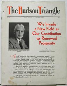 1930 Hudson Triangle Dealer Mag Issue Nov 10