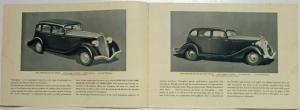 1934 Hudson Terraplane Standard 6 & Deluxe 6 Sales Brochure Original