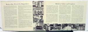 1934 Hudson Eight & Eight Deluxe Models Sales Brochure Original