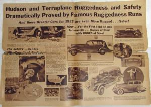 1935 Hudson Terraplane News Vol 1 No 4 Year Preview Issue Original FRAGILE