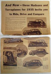 1935 Hudson Terraplane News Vol 1 No 4 Year Preview Issue Original FRAGILE