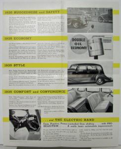 1935 Hudson Six Sales Folder Mailer Original