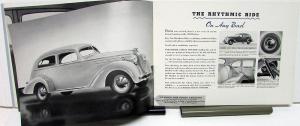 1936 Hudson Sixes & Eights Coupe Brougham Sedan Convertible Sales Brochure Orig