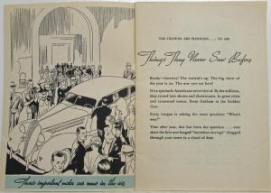 1936 Hudson Things They Never Saw Before Automobile Book Brochure Original
