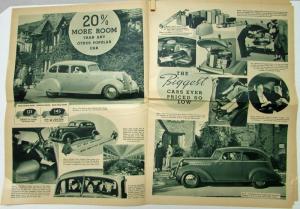 1936 Hudson Sixes & Eights Pictorial Newspaper Supplement Sales Folder Original