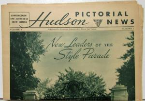 1936 Hudson Sixes & Eights Pictorial Newspaper Supplement Sales Folder Original