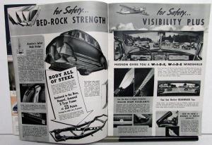 1942 Hudson 6 Deluxe 6 Super 6 & Commodore 6 8 Custom 8 Sales Brochure Original