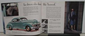 1946 Hudson Super Six and Eight Commodore Six and Eight Sales Brochure Original