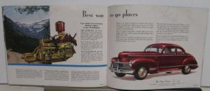 1946 Hudson Super Six and Eight Commodore Six and Eight Sales Brochure Original