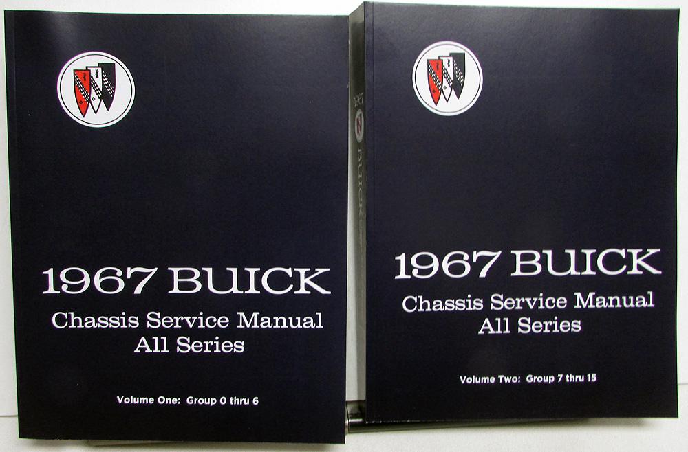 1967 Buick Dealer Service Shop Manual Skylark LeSabre Wildcat Riviera GS 400 NEW