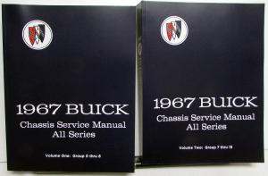 1967 Buick Dealer Service Shop Manual Skylark LeSabre Wildcat Riviera GS 400 NEW
