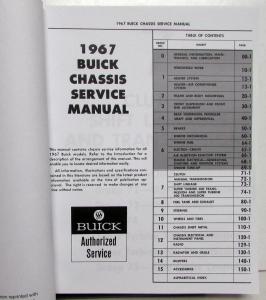 1967 Buick Dealer Service Shop Manual Skylark LeSabre Wildcat Riviera GS 400 NEW