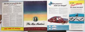 1948 Hudson Super 6 & 8 And Commodore 6 & 8 Color Sales Folder Original